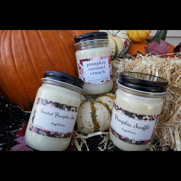 Pumpkin soufflé soy candle - Picture 2 of 2